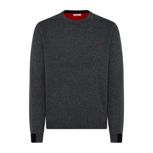 Sun68 Grön Pullover i Ullblandning för Herrar Gray, Herr