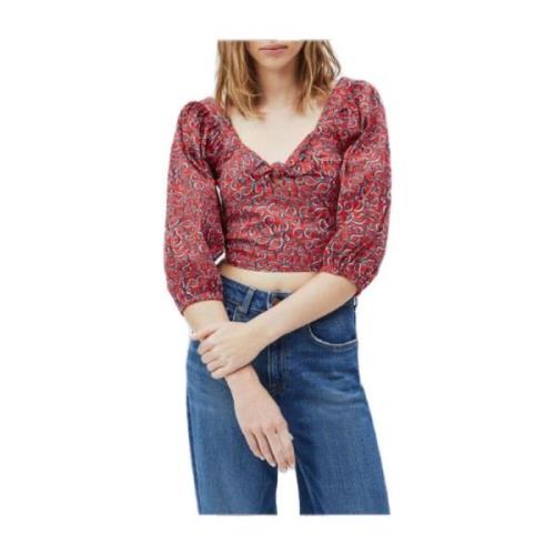 Pepe Jeans Blusar Red, Dam