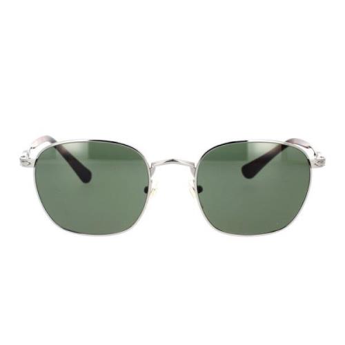 Persol Stiliga Unisex Solglasögon med Grön Lins Brown, Unisex