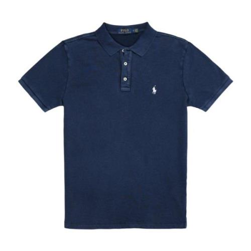 Ralph Lauren Klassisk Bomullspolo Blue, Herr