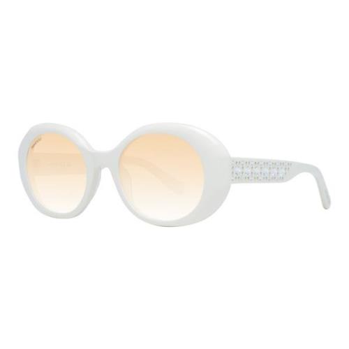 Swarovski Stiliga Vita Solglasögon för Kvinnor White, Dam
