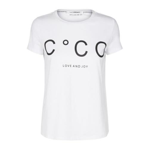 Co'Couture Dam Coco Signature T-Shirt White, Dam