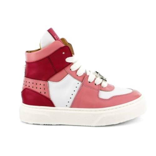 Philipp Plein Högsneakers Pink, Dam