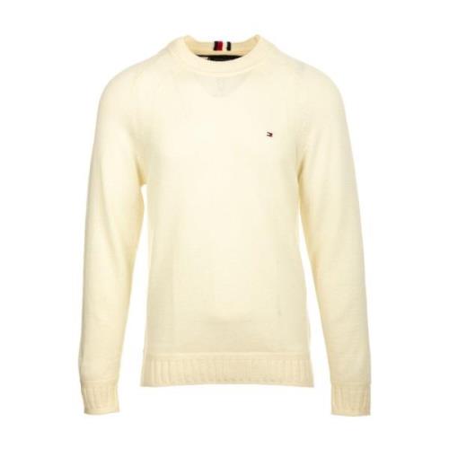 Tommy Hilfiger Vita Villa Tröjor Beige, Herr