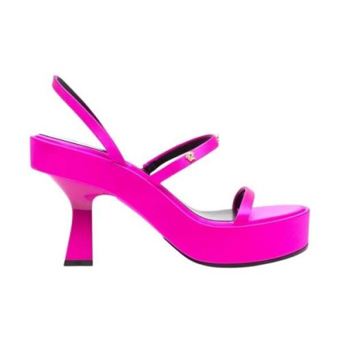 Versace Sandalerer med höga klackar Pink, Dam