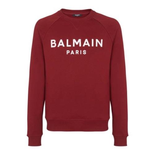 Balmain Paris sweatshirt Red, Herr