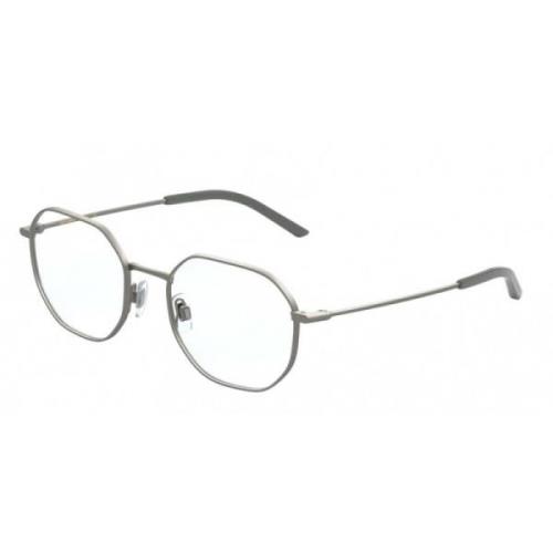 Dolce & Gabbana Stiliga Metallglasögon Gray, Herr