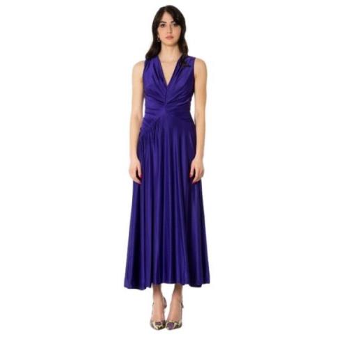 Max Mara Studio Maxi Dresses Blue, Dam