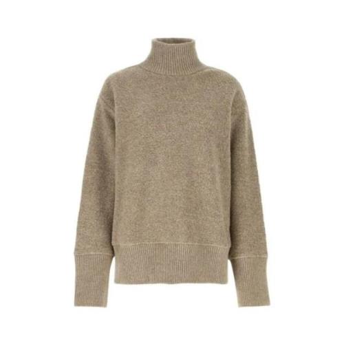 Jil Sander Oversize Dove Grey Terry Sweater Beige, Dam
