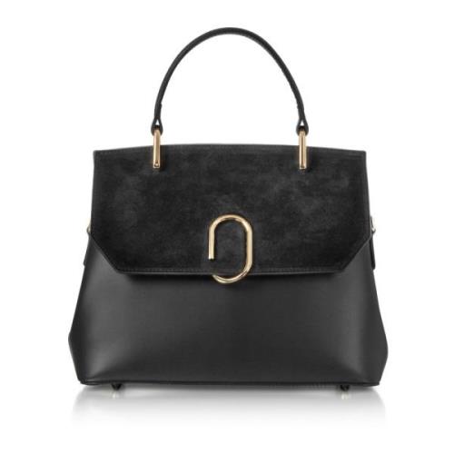 Le Parmentier Handbags Black, Dam