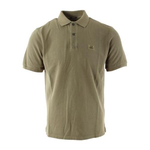 C.p. Company Grön Resist Dyed Polo för Herrar Green, Herr