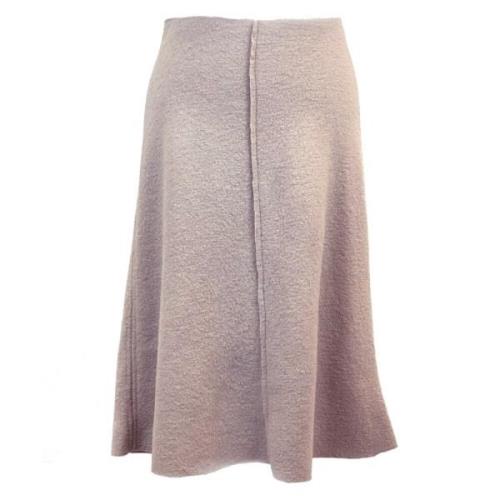 Noor of Sweden Kajsa knitted skirt Beige, Dam