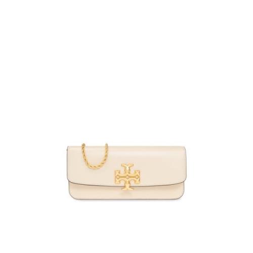 Tory Burch läderclutch Beige, Dam