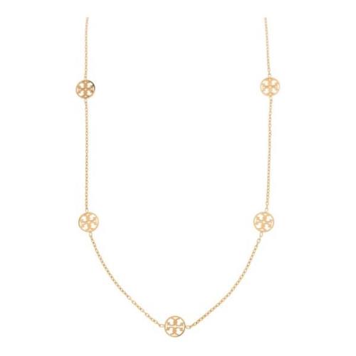 Tory Burch ‘Miller’ halsband med logotyp Yellow, Dam