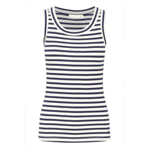 InWear Randig Tanktop Blue, Dam