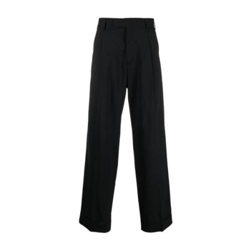 PT Torino Straight Trousers Black, Herr