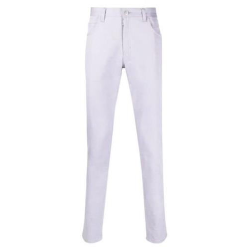 Maison Margiela Chinos med raka ben Purple, Dam