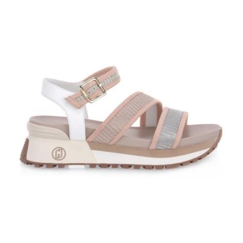 Liu Jo Wonder 15 Platta Sandaler Pink, Dam