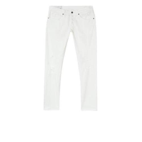 Dondup Slim Fit Jeans White, Herr