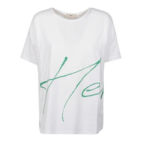 Herno Klassisk T-Shirt White, Dam