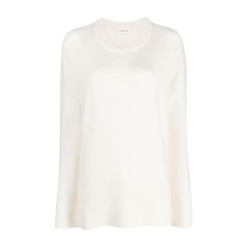 P.a.r.o.s.h. Round-neck Knitwear White, Dam