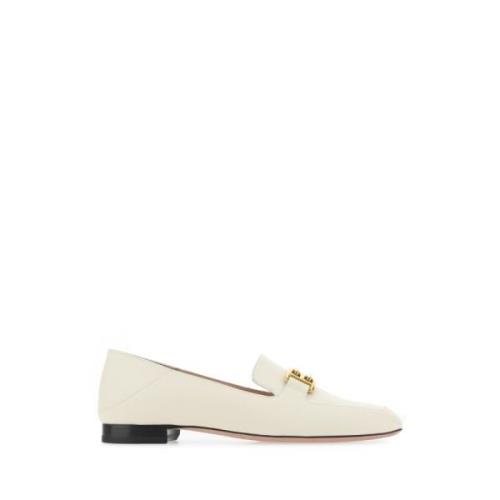 Bally Elfenbensfärgade Ellah Loafers Beige, Dam