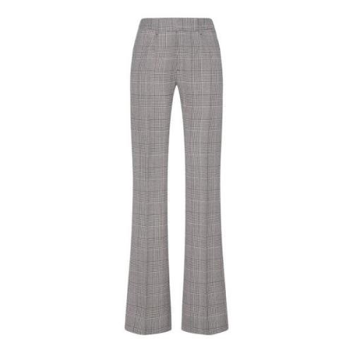 Alessandra Rich Wide Trousers Gray, Dam