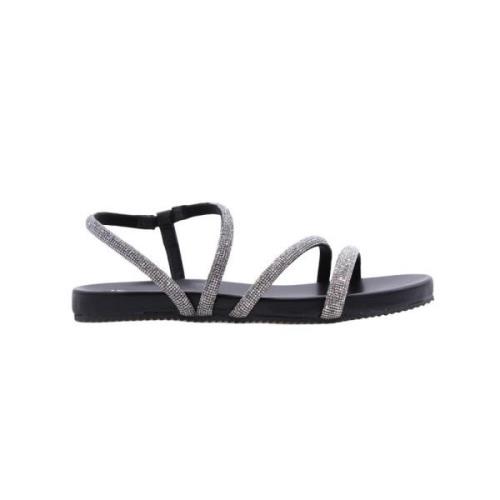 Bibi Lou Platta Sandaler Black, Dam