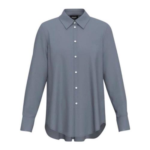 Emme DI Marella Blus och Skjortor - 100% Polyester Blue, Dam