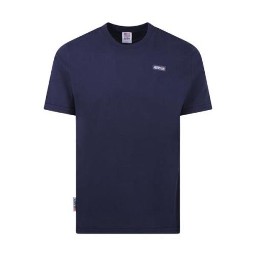 Autry Blå T-Shirt Icon för Män Blue, Herr