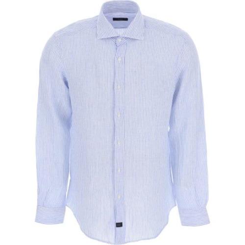 Fay Casual skjorta Blue, Herr