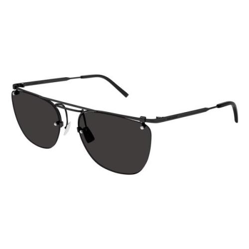 Saint Laurent Stylish Sungles for Men - Black/Black Black, Herr