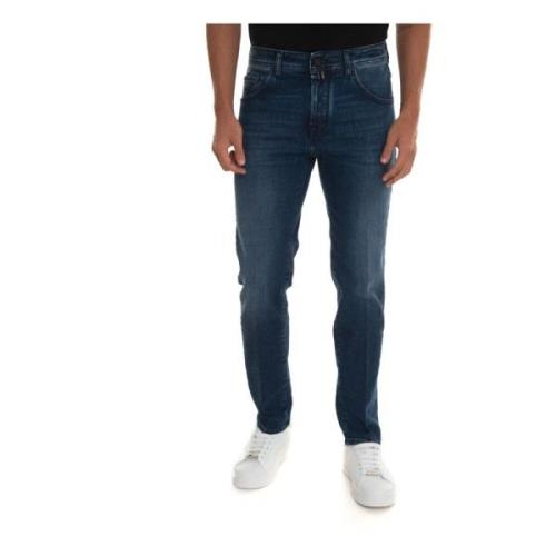 Jacob Cohën Scott 5 Ficka Denim Jeans Blue, Herr