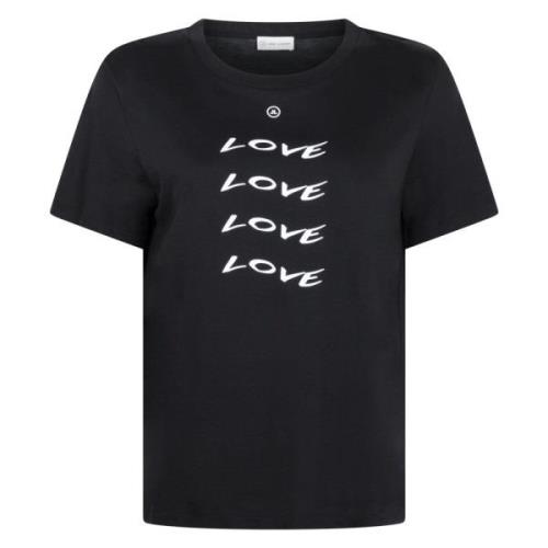 Jane Lushka Ninja Love Grafiskt Tryck T-Shirt Black, Dam
