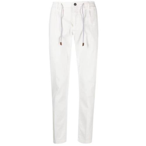 Eleventy Jogger Kostymbyxor White, Herr