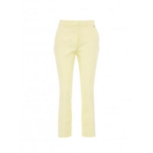 Liu Jo Slim-fit Byxor, Modern Stil Yellow, Dam