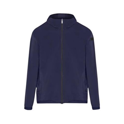 RRD Blå Zip-through Sweatshirt med Huva Blue, Herr