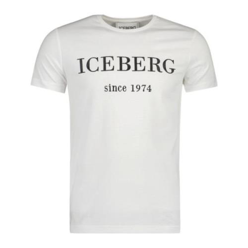 Iceberg 5D Herr T-shirt Vit/Svart White, Herr