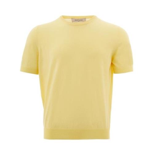 Gran Sasso T-Shirts Yellow, Herr