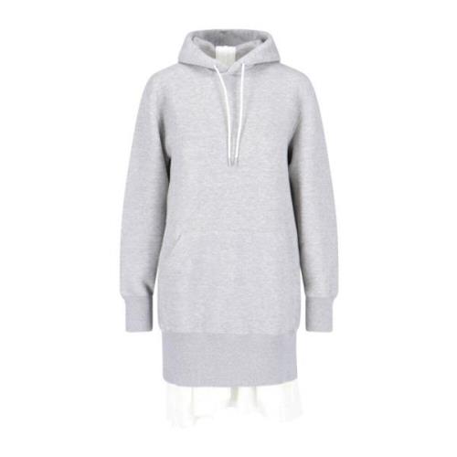 Sacai Hoodies Gray, Dam