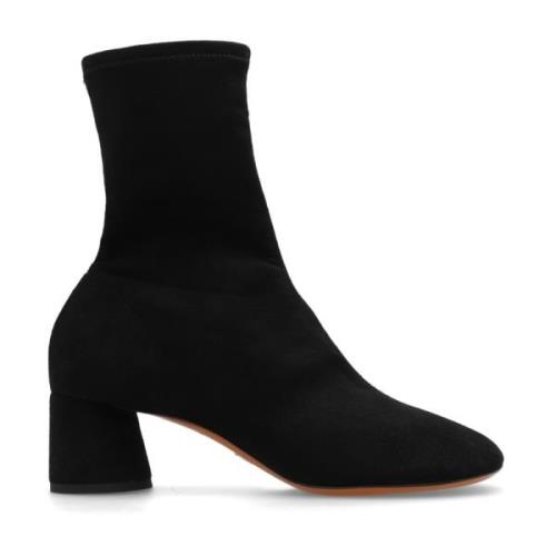 Proenza Schouler Ankelboots med klack Black, Dam