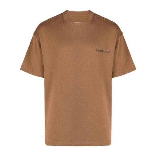 A-Cold-Wall Essentials Logo T-shirt Brown, Herr