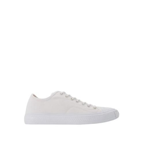 Acne Studios Vita Canvas Ballow Tag Trainers White, Herr