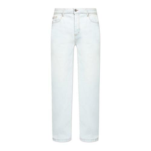 Ami Paris Straight leg jeans Blue, Herr