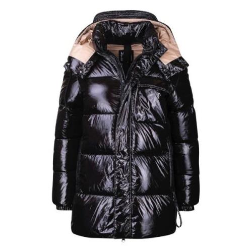 Montereggi No Gender Medium Puffer Jacket Black, Dam