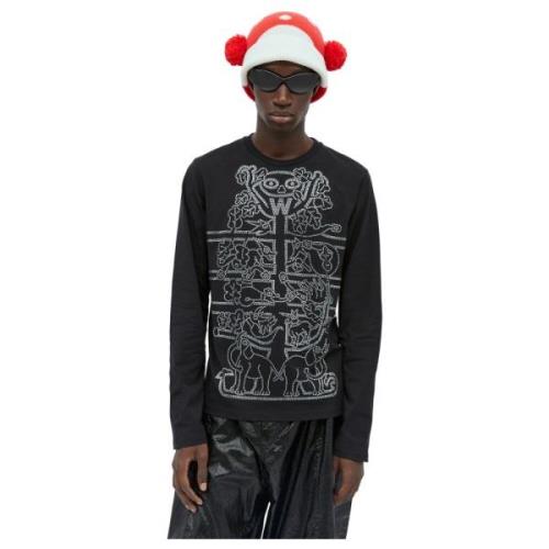 Walter Van Beirendonck Sweatshirts Black, Herr