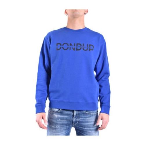 Dondup Tränings T-shirt, Högkvalitativt tyg, Modern stil Blue, Herr