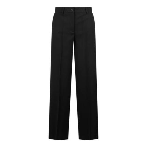 P.a.r.o.s.h. Stretch ull twill byxor Black, Dam