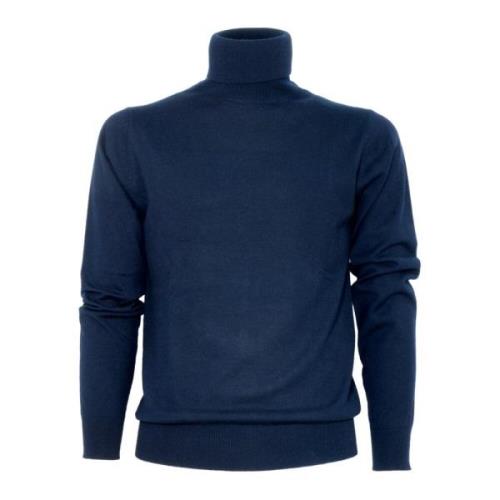 Cashmere Company Dolcevita skjorta 1510 Blue, Herr