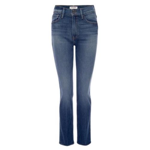 Frame Stiliga Slim-Fit Jeans Blue, Dam